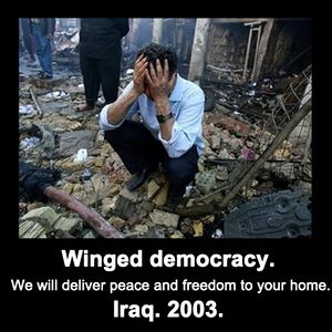 Winged democracy Iraq 2003 1.jpg