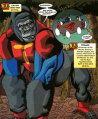 Горилла-Супермэн из будущего, защитник горилльей галактики