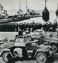 Немецкие войска в Клайпеде, март 1939 года.