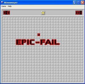 Minesweeper game fail windows epic.jpg