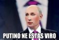 С єсперанто - "Путин/Шлюха - не человек"
