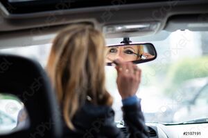 Woman-driving-car-adjusting-mirror-applying-make-up-and-talking-on-cell-phone-with-multiple-arms-giclee-print-c12351517.jpg