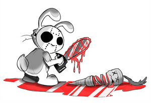 Chainsaw bunny sketch colored.png