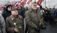 Вытираны латышских СС на марше