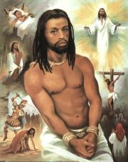 Иисус в черной версии