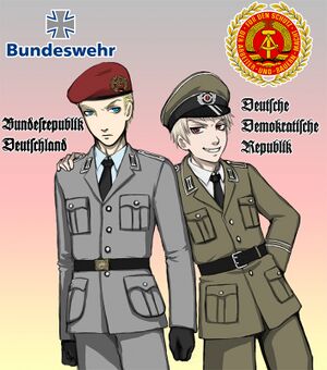 Hetalia Bundeswehr and NVA by PunPuniChu.jpg