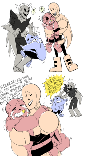 Underfell sans and papyrus 2 by batata doce.png
