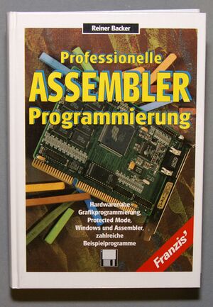 Professionelle Assembler Programmierung 2C Reiner Backer 2C Franzis 92 Verlag.jpg