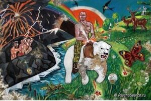 Путин похищает радугу у пидарасов.jpeg
